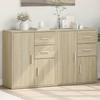 VidaXL Buffets 2 Pcs Sonoma Oak 60x31x70 Cm Engineered Wood, Storage Cabinet, Entryway Furniture, Accent Furniture 3276562