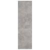 Bookshelf Room Divider Concrete Grey 40 x 30 x 103 cm Wood Based Material