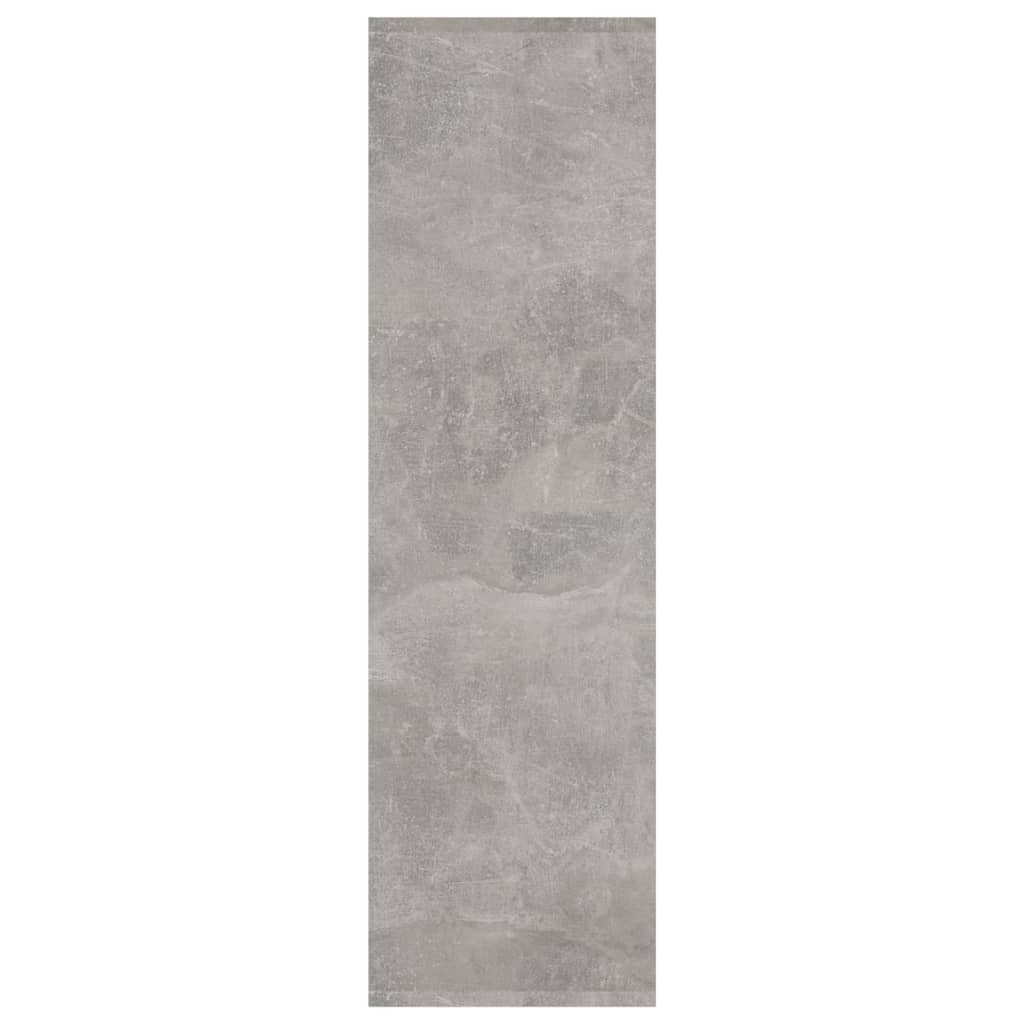 Bookshelf Room Divider Concrete Grey 40 x 30 x 103 cm Wood Based Material