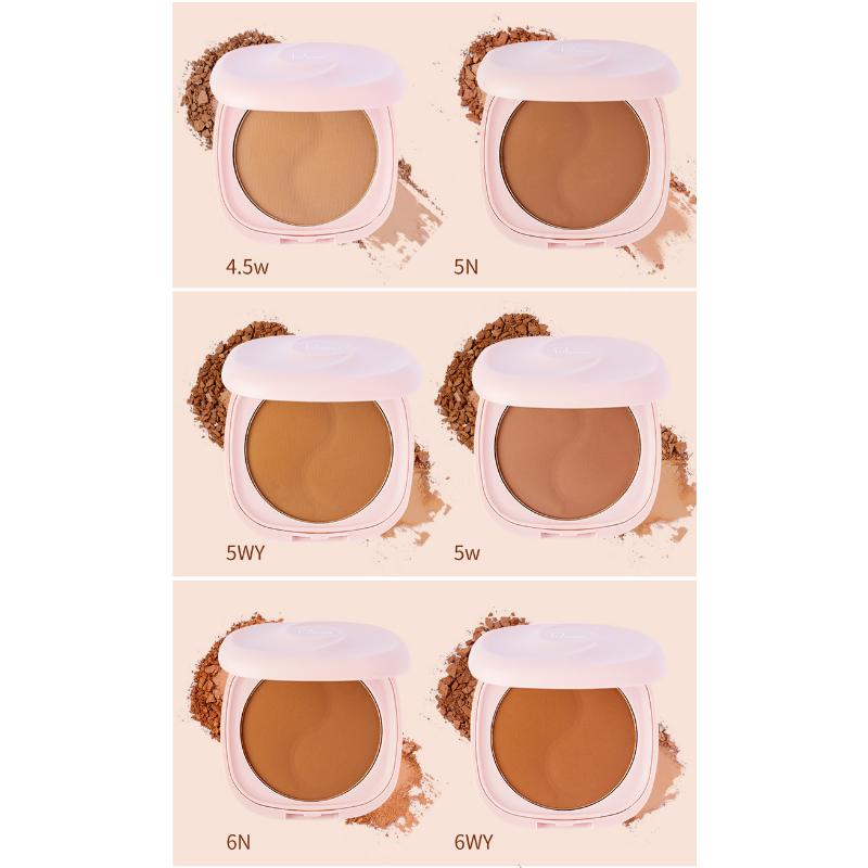 Pudaier Пудра-фиксатор Пудра Тональная пудра Рассыпчатая пудра Водостойкая фиксирующая пудра-консилер Крем-пудра для контроля жирности