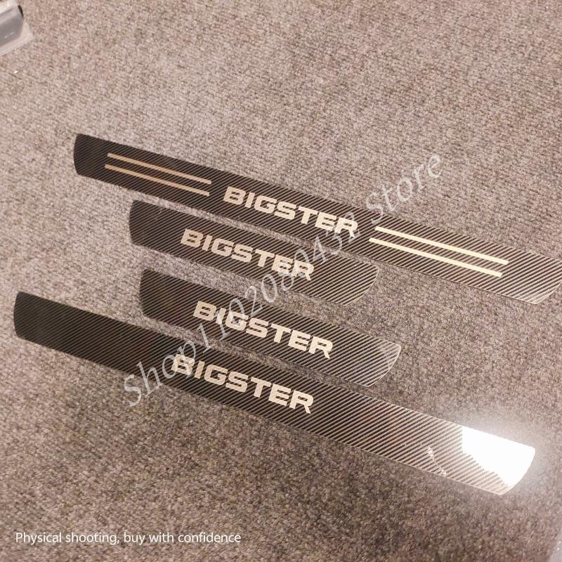 FOR DACIA BIGSTER 2024-2025 Stainless Sticker Door Sill Scuff Plate Guards Threshold Pedal Trim Car Accessories