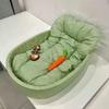 Cat Nest Macaroon Colour Small Dog Kennel Removable Washable Four Seasons Universal Soft Warm Dopamine Cats Nests Pet Winter