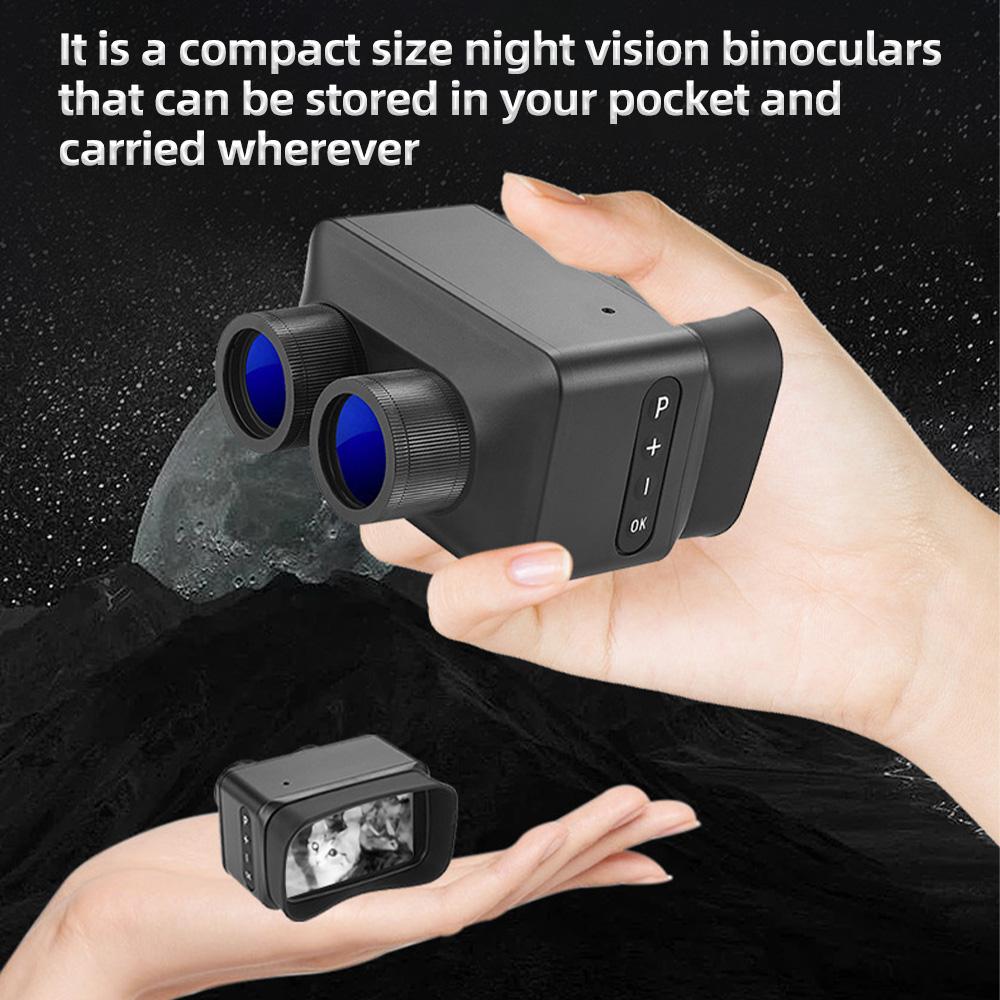 Прибор ночного видения 850 нм Инфракрасный бинокль При слабом освещении Телескоп с цифровым зумом 5X