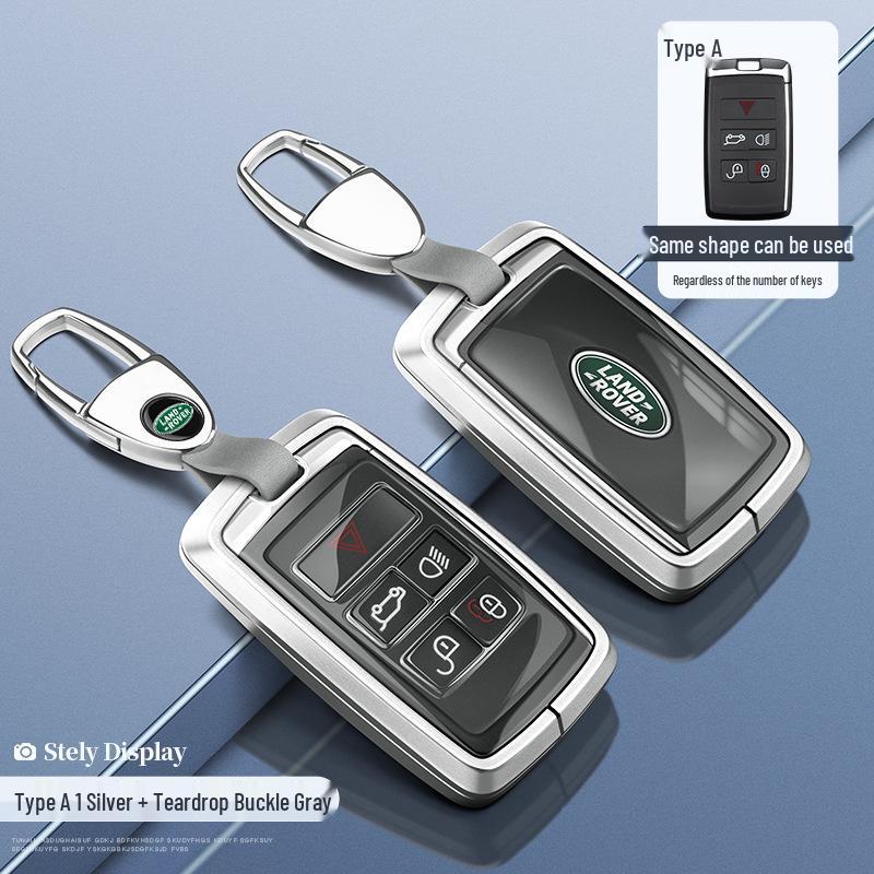 Чехол для ключа Land Rover: Алюминиевый корпус для Range Rover Sport, Velar, Evoque, Discovery, Freelander.