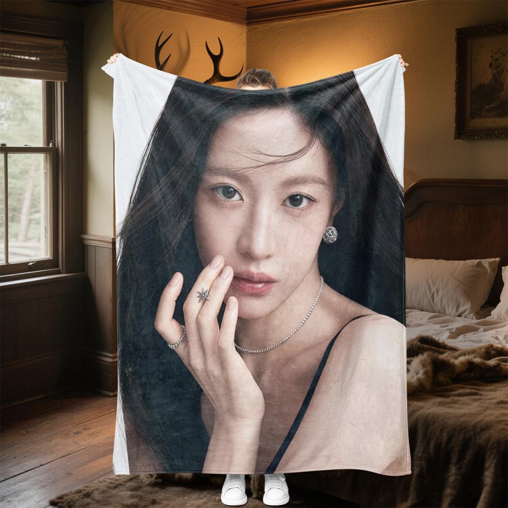 Go Yoon Jung Plush Blanket Soft Comfortable All Seasons blanket Sofa Office Naps blanket Outdoor Travel throw Perfect Gift