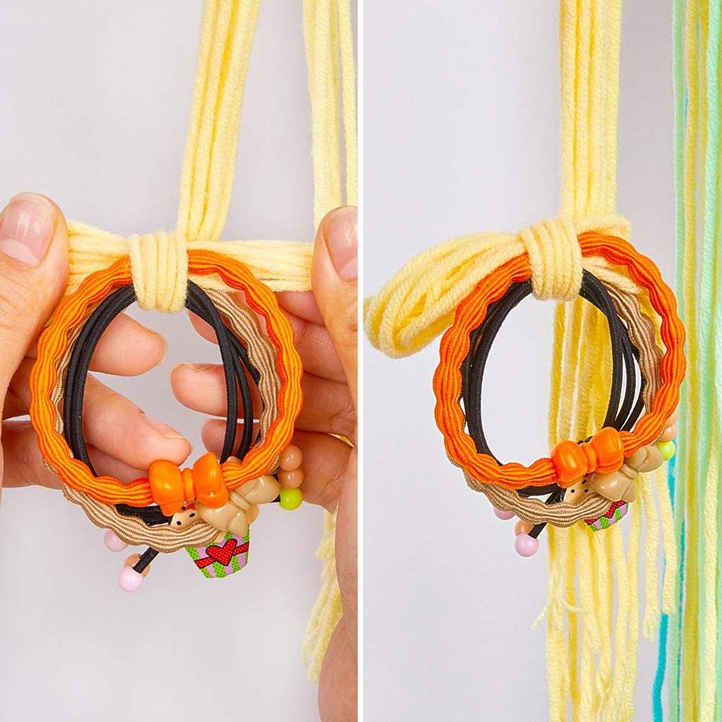 Органайзер для заколок-единорогов Настенный держатель для бантов для волос Милый держатель для хранения детских повязок на голову для комнаты девочки Домашний декор