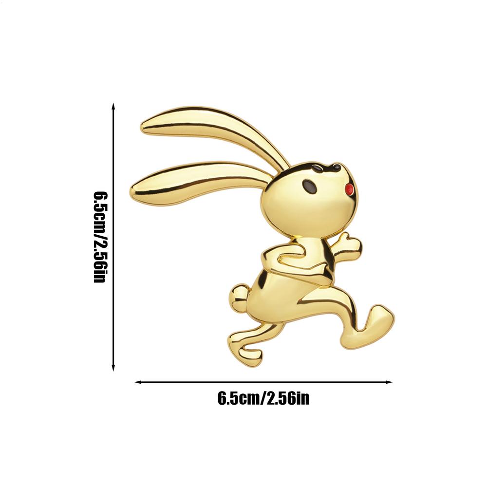 Car Bunny Bumper Sticker Cute Auto Animal Adhesive Decoration Car Side Rear Trunk Emblem Rabbit Stickers for Hood Door Auto Body
