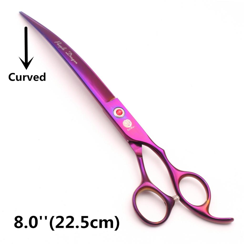 7.0'' 8.0'' ножницы для ухода за домашними животными филировочные ножницы профессиональные изогнутые ножницы для кошек и собак расческа для стрижки волос Z3005