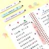 6Pcs/Set Cat Paw Color Highlighter Chisel Top Portable No Bleed Quick Drying Kids