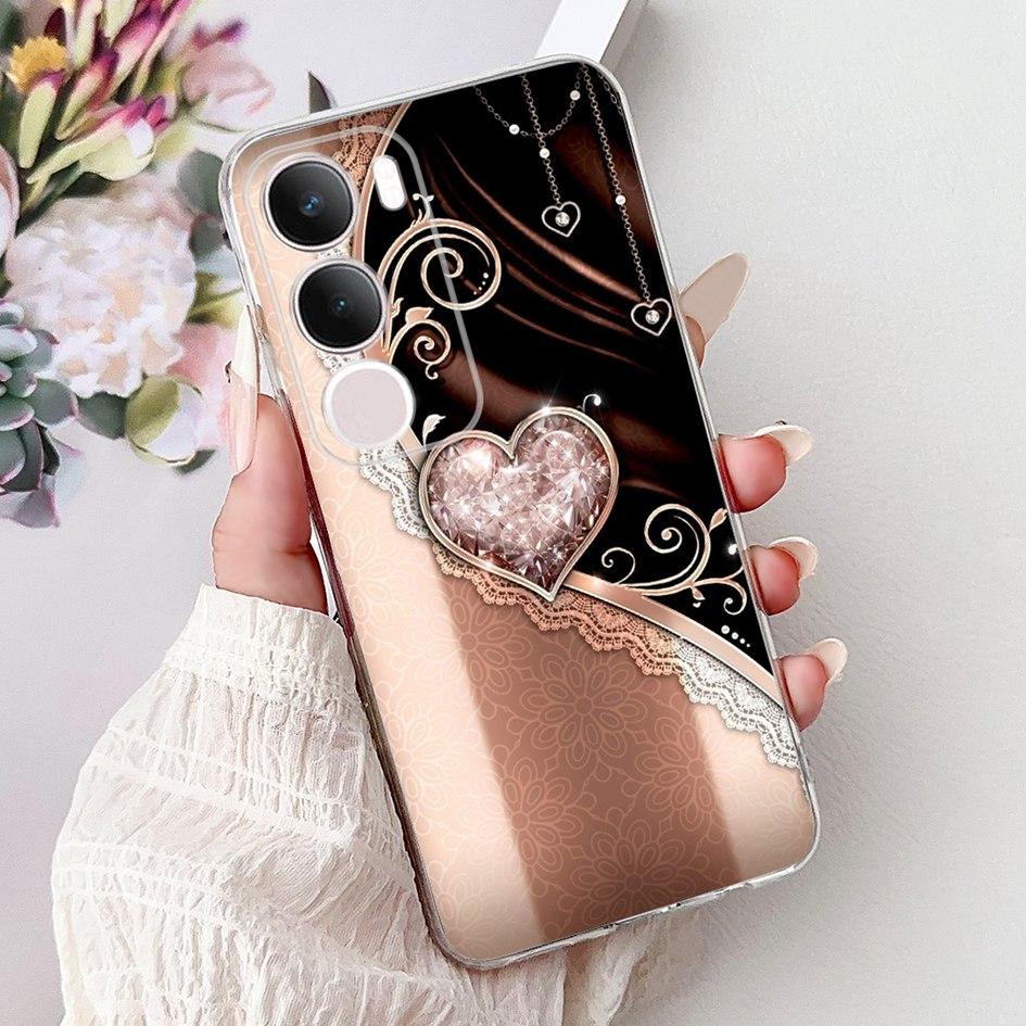 Silicone Case For Vivo Y19s V2419 Cover Lovely Cat Butterfly Cartoon Soft Back Protective Shell For Vivo Y19s 4G Y 19s TPU Coque