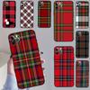 Чехол Клан Стюарт Шотландка Клетчатый для Xiaomi 15 14 13 Ultra 13T 14T 15T Pro 17 Pro Max POCO X7 Pro X5 X6 F5 F6 F7 Чехол