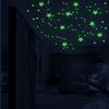 Luminous Wall Stickers for Kids Rooms Dots Stars Ceiling Wall Decals Glowing Stickers Wall Decals Glow In The Dark Home Decor
