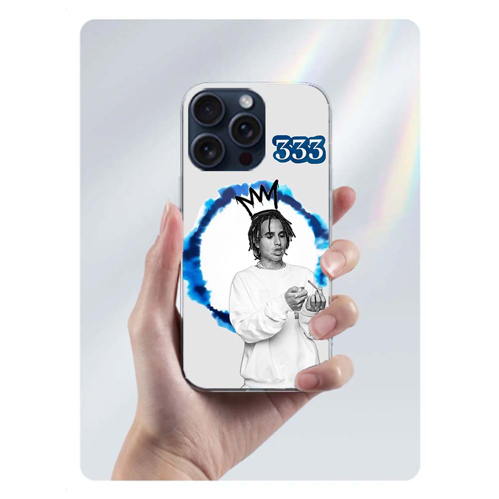 Rapper Matue 333 Album Clear Phone Case For Iphone 17 Air 16 Pro Max 15 Pro 14 Plus 17E 16E 11 13 12 Mini Cover Cases Fundas Cel