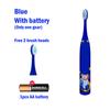 Children's Electric Toothbrush Cartoon With 12Pcs Replacement Heads Ultrasonic Rechargeable Soft Hair Clean Brush for Kids