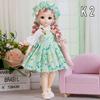 30cm Bjd Dolls Princess Full Set 1/6 Anime Bjd With Clothes 23 Joint Movable Body 3D Eyes Girls Dress Up Birthday Gifts Toys
