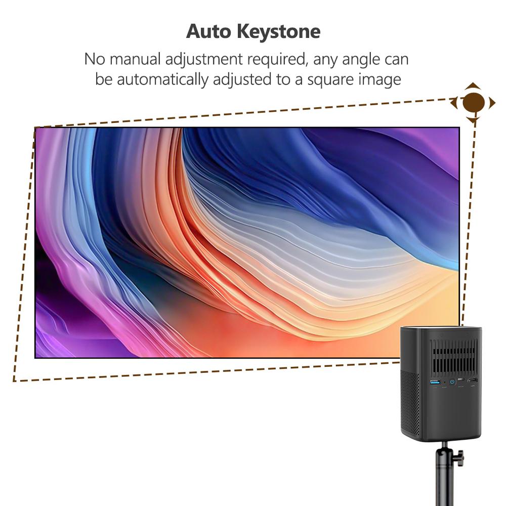 Портативный 3D 4K мини 1080P M1 проектор для домашнего кинотеатра