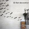 Хэллоуин Украшение 3D Черная ПВХ Летучая Мышь Вечеринка на Хэллоуин DIY Декор Наклейка на Стену Бар Комната Вечеринка на Хэллоуин Страшные Декорации Реквизит