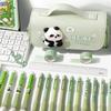Cute Cartoon Capybara Panda Pen Bag Fashion 3-Layer Large Capacity Stationery Organizer Multifunctional Pen Box Children Gifts