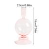 Vintage Candlestick Flower Glass Vase Crafts Glass Floriddle Taper Candle Holder Nordic Home Decorate Romantic Minimalist Holder