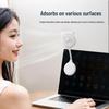 WangT6 Portable USB Mini Folding Fan with Suction Cup for Home and Outdoor Use
