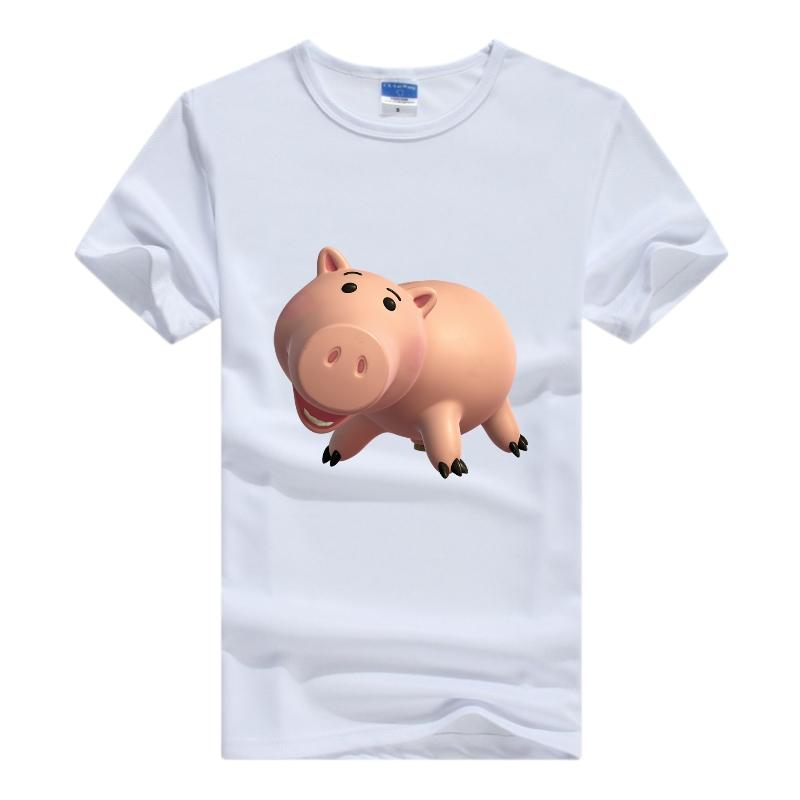 Unisex Cartoon Toy Story Tops White Clothes Short Sleeve Tee Oversized Friends 2024 Summer Blouse Grunge Y2K T-shirts