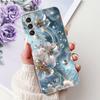 Чехол для Samsung Galaxy A24 4G SM-A245F Чехол Модный Цветочный Мраморный Мягкий Силиконовый Чехлы для Телефона Для Samsung A14 A34 A54 5G Fundas