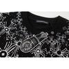 W361 CHROME HEARTS Лето 2026 Новый Высококачественный Хлопок Круглый Вырез Свободный Большой Размер Мужская и Женская Футболка Футболка для Пары
