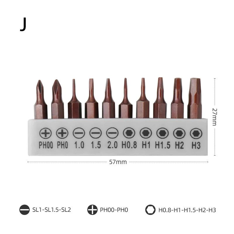 1/4 (6.35mm) Ratchet Screwdriver Bit Holder Handle Multifunctional Magnetic Bit Driver For Slotted Hex Torx Phillips Bit
