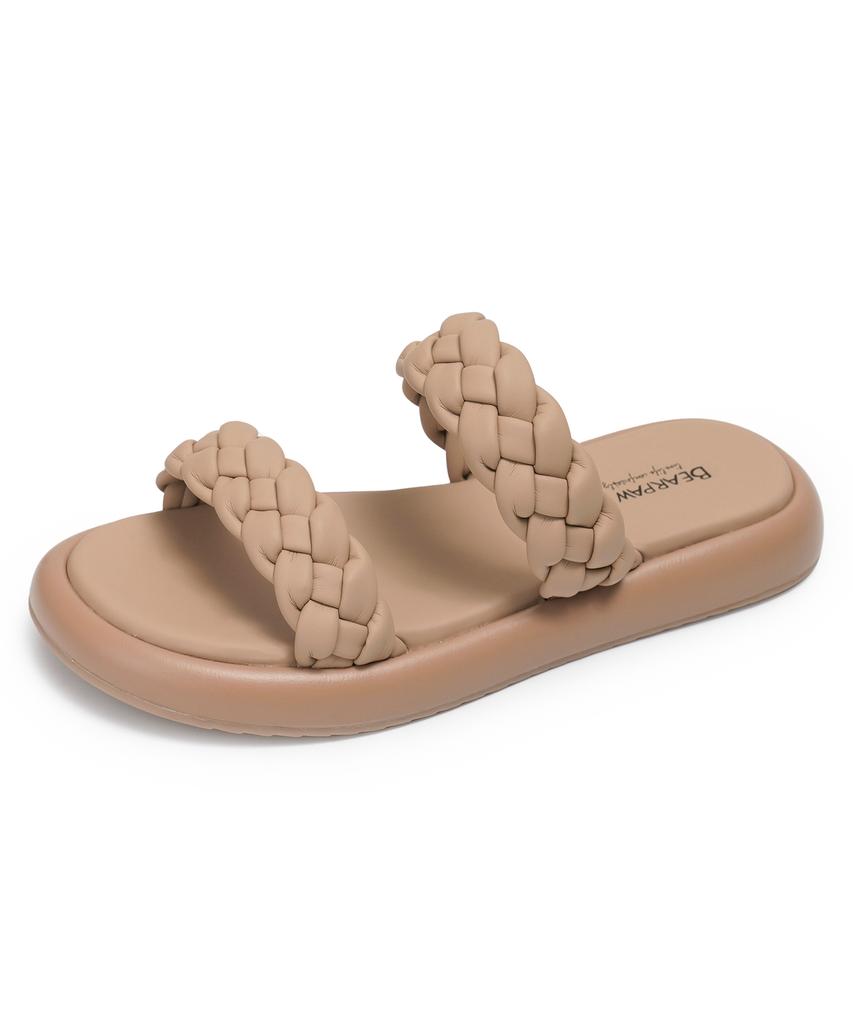 Тапочки Bearpaw Lottie Бежевые (K2673091Qb-W)