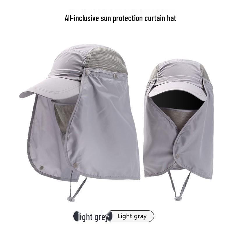 Унисекс шляпа с защитой от УФ-лучей и съемным клапаном – быстросохнущая шляпа от солнца для альпинизма и рыбалки