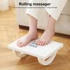 Ergonomic Rocking Foot Rest with Foot Massage Rollers Easy Assembly Adjustable Angle Posture Support Anti-Slip Foot Stool for Office