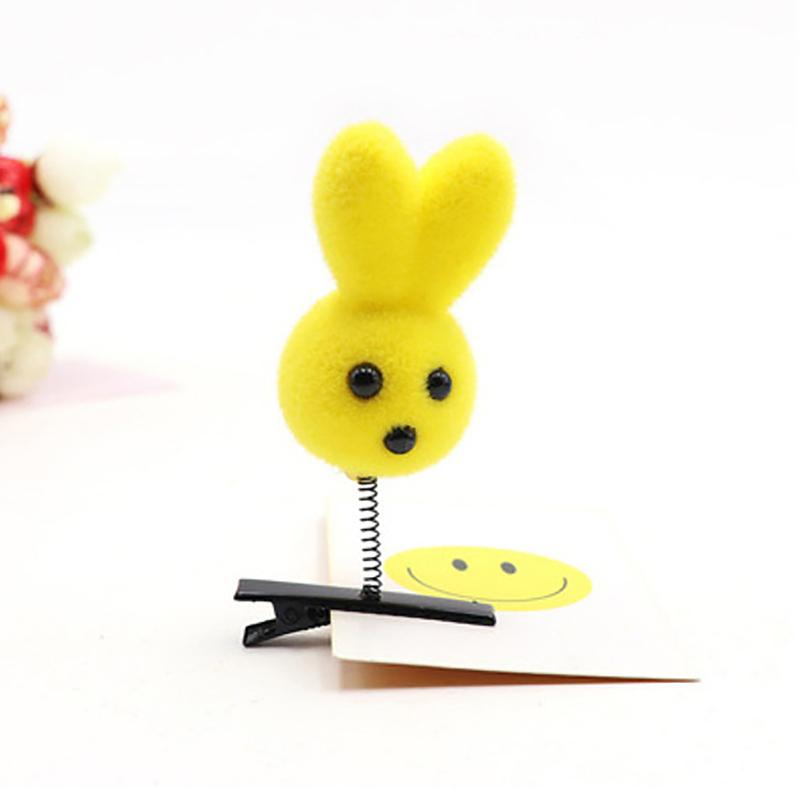 Милая заколка для волос в виде утки, сердца, мельницы, звезды, цыпленка, собаки, кролика, картонная коробка, милая заколка