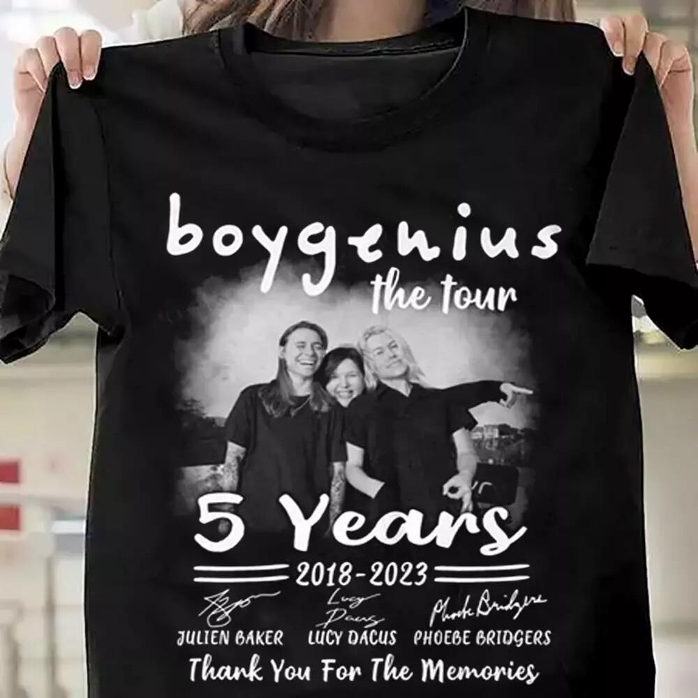 НОВАЯ Футболка Boygenius The Tour 5 лет 2018-2023 Черная Все размеры Унисекс