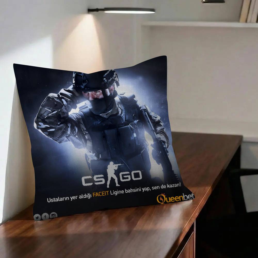 Горячая игра C-Counter-Strike CS2 наволочка чехол на диванную подушку домашний декор детская игрушка