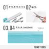 VICTORINOX SwissCard Уход за ногтями Ледяной синий Прозрачный Ноготь Стекло для ногтей с 13 Экстренными Компактными Инструментами, Полировщик, Ножницы, Функции, Использование, [ ]