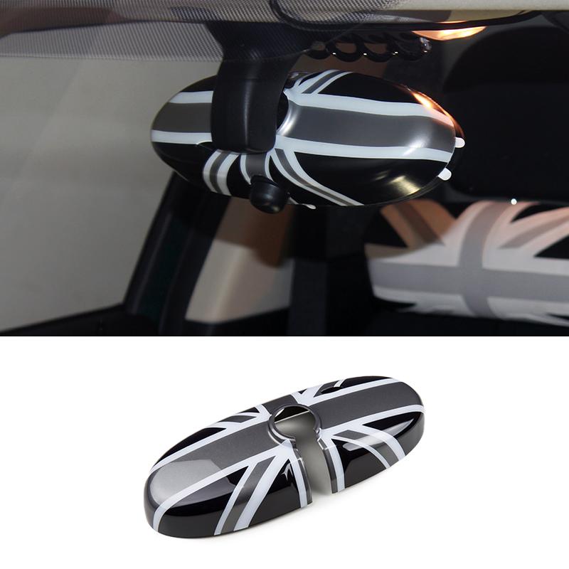 ABS Car Inner Rear View Mirror Cover For MINI Cooper R55 R56 R57 R61 R60 Countryman Rearview Mirror Decoration Car Accessories