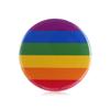 1/2PCS Clothing Rainbow Tinplate Pins Hat Decoration Gay Badge Denim Brooches Brooch Collar Pin