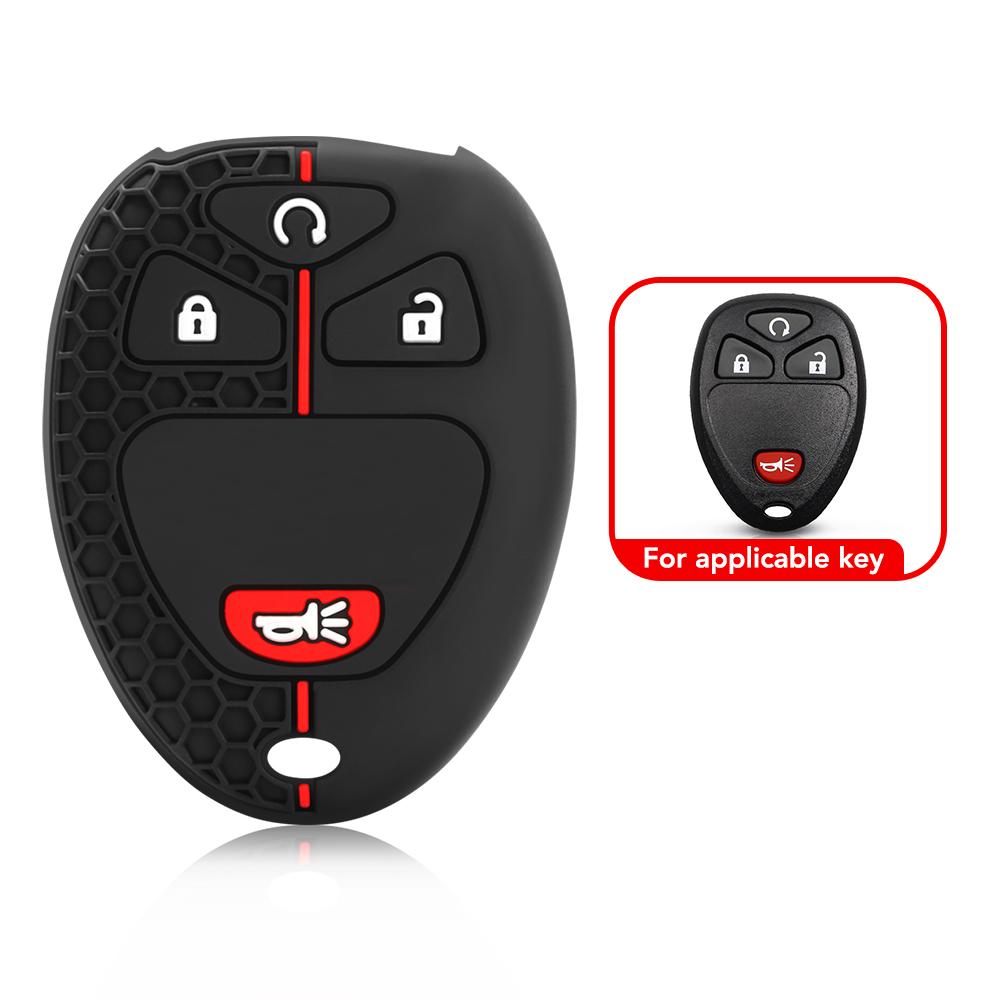 Чехол для автомобильного дистанционного ключа для Chevrolet Tahoe Suburban Gmc Yukon Cadillac Escalade Shell Fob Holder Bag Accessories