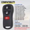 Бесключевой Дистанционный Ключ-брелок Совместимый с Infiniti FX35 FX45 QX4, Armada Pathfinder Frontier Murano Titan Quest Xterra Sentra, Замена для