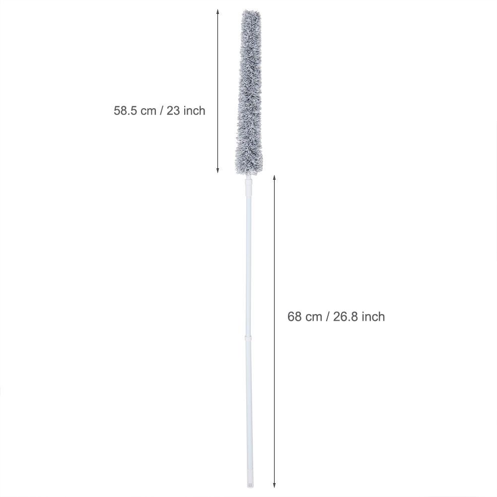 Длинная ручка для уборки дома Гибкая выдвижная моющаяся удлинительная перьевая метелка для уборки