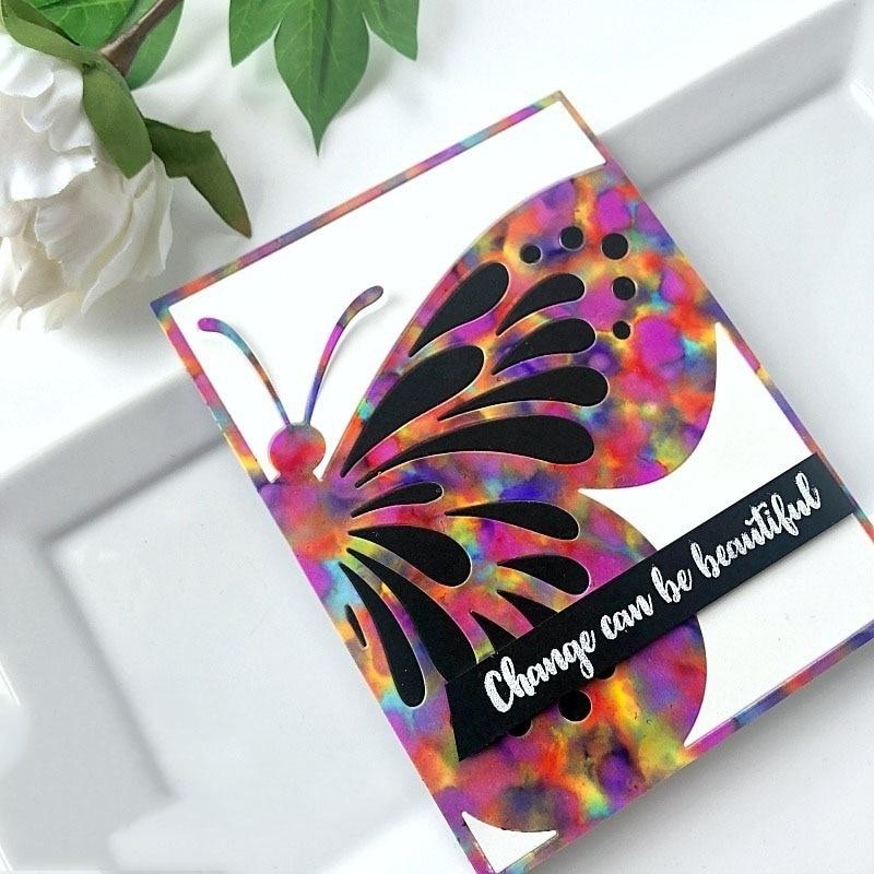 Набор металлических режущих штампов «Бабочка» для скрапбукинга своими руками, изготовления поздравительных открыток, тиснения бумаги, рукоделия