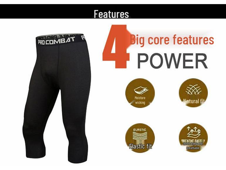 Высокоэластичные быстросохнущие компрессионные тренировочные шорты для спорта