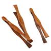 Yousheng Wooden Bread Tongs Food Tongs for Buffet Non-Slip Cooking Clamps Heat-Resistant Salad Toast Cake Fruit Clip BBQ Home Utensil