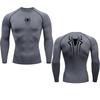 Printed Men's Athletic Compression Shirts Athletic Quick Dry Breathable Rash Guard Athletic Tight Workout Tops Summer Men