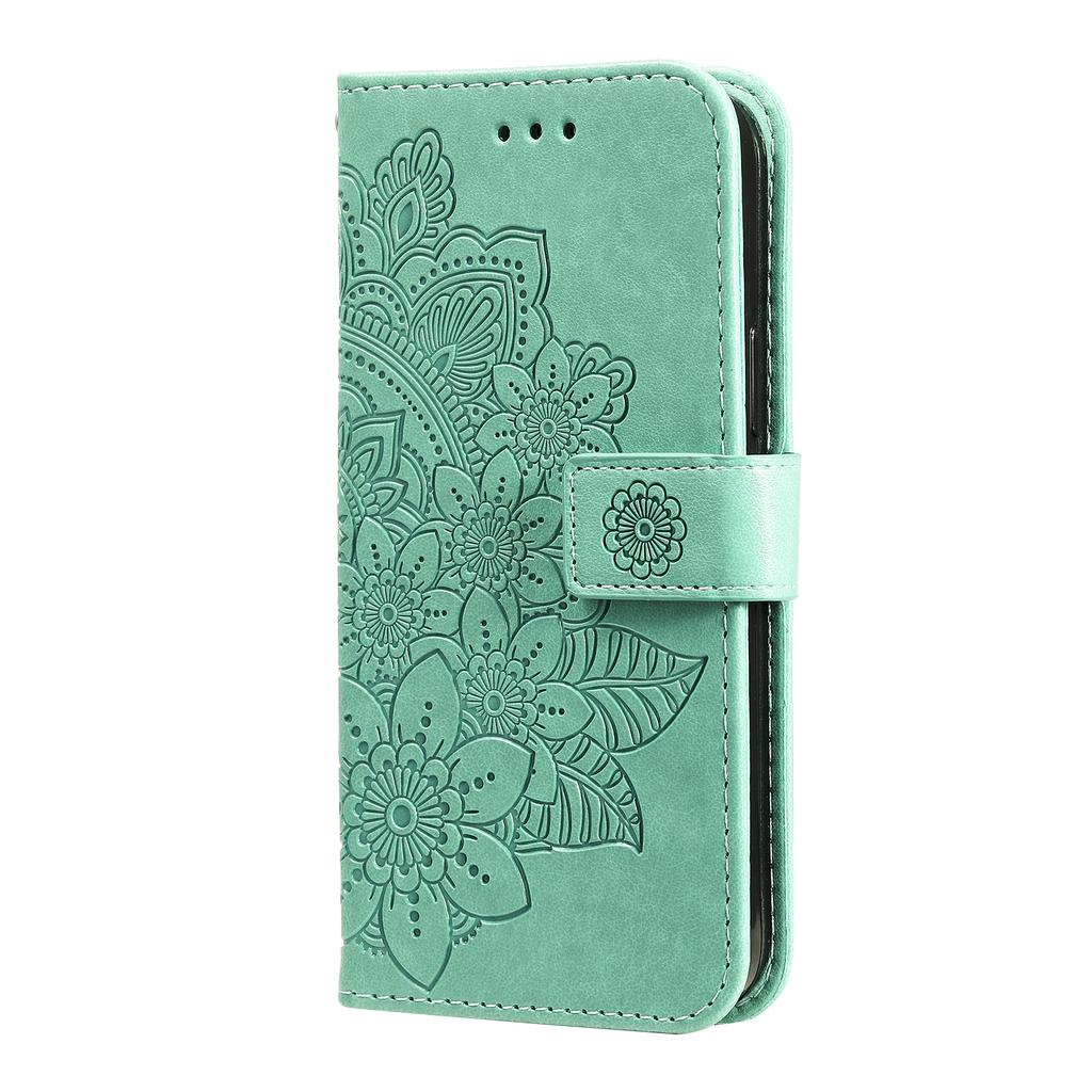 For Xiaomi 15T Case Floral Pattern PU Leather Wallet Stand Phone Cover