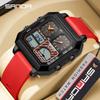 SANDA Top Brand Fashion Men's Electronic Watch Intelligent Temperature Gauge for Men's Electronic Watch 6210