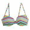Женский лиф бикини с разноцветным ацтекским принтом