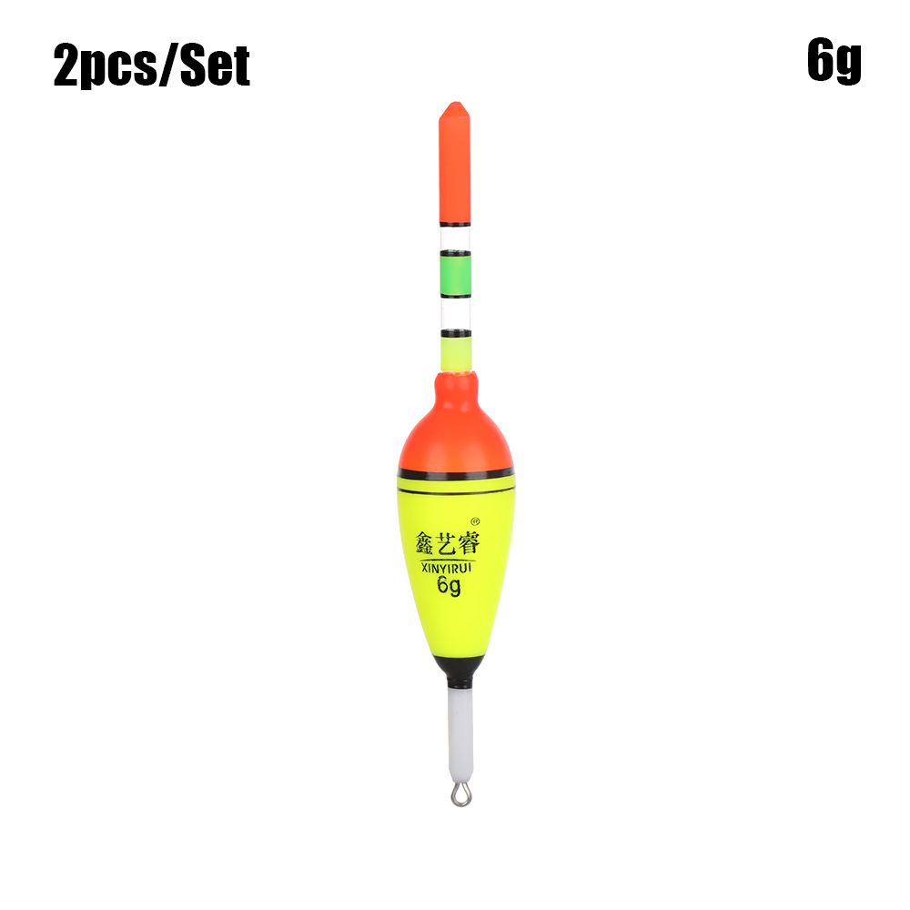 2pcs New Bobber Plastic Fishing Night Float Eva Foam Light Stick Ball Boia