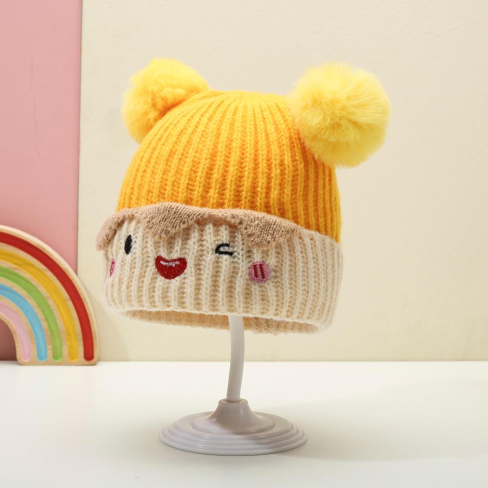 Knitted Knitted Hat Cute Pullover Hat New Ear Protection Cap