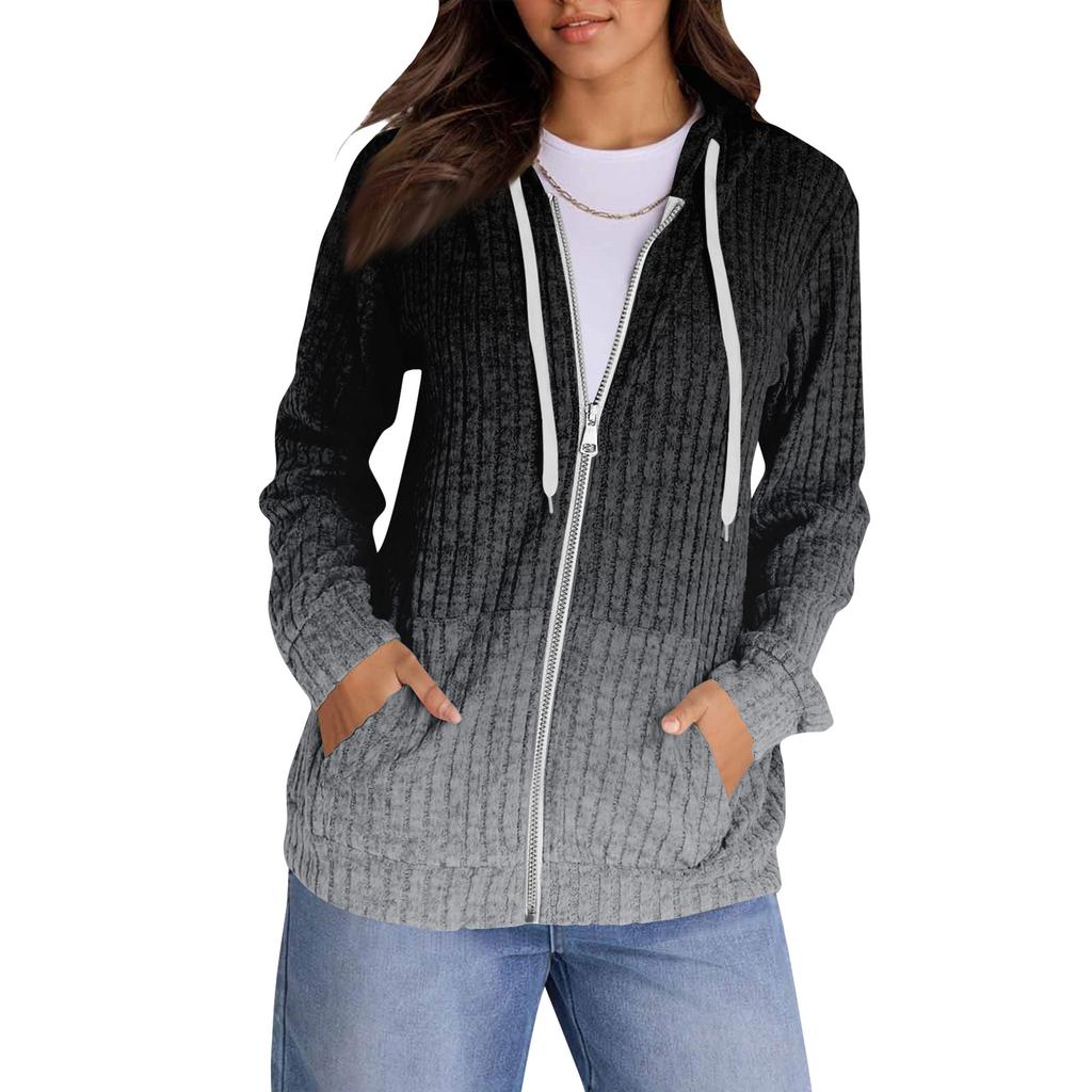 Hoodies For Women Trendy Tops Casual Fall Fashion Long Sleeve Sweatshirt With Pockets Pullover Lightweight